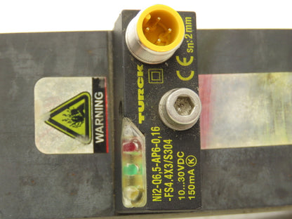 BTM Corp STC52VP-120-733207H-90AL/RSCDC Power Clamp W/Turck Proximity Sensor