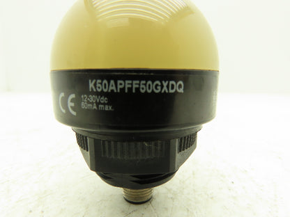 Banner K50APFF50GXDQ Fixed Field Sensor EZ-Light 12-30VDC 4 Pin M12 Lot of 2