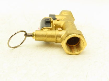 Caleffi 132552A QuickSetter Balancing Valve w/Flow Meter 2-7GPM 3/4"FNPT 150PSI