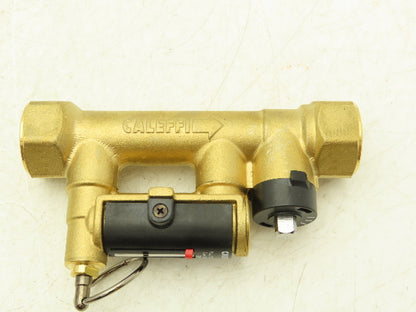 Caleffi 132552A QuickSetter Balancing Valve w/Flow Meter 2-7GPM 3/4"FNPT 150PSI