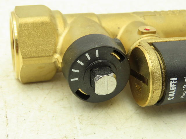Caleffi 132552A QuickSetter Balancing Valve w/Flow Meter 2-7GPM 3/4"FNPT 150PSI