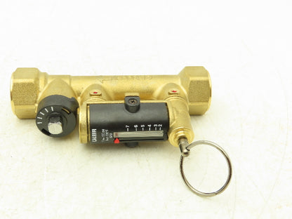 Caleffi 132552A QuickSetter Balancing Valve w/Flow Meter 2-7GPM 3/4"FNPT 150PSI