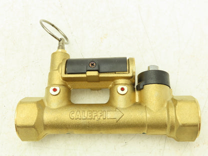 Caleffi 132552A QuickSetter Balancing Valve w/Flow Meter 2-7GPM 3/4"FNPT 150PSI