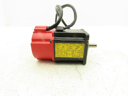 Fanuc A06B-0113-B075 AC Servo Motor 0.2kw 3000RPM Encoder A20B-8001-0560