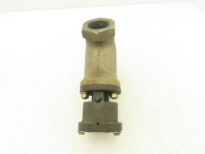 Asco 835215 Shutoff Valve 1-1/2"NPT 120VAC Main 0-40PSI Aux 50-125PSI