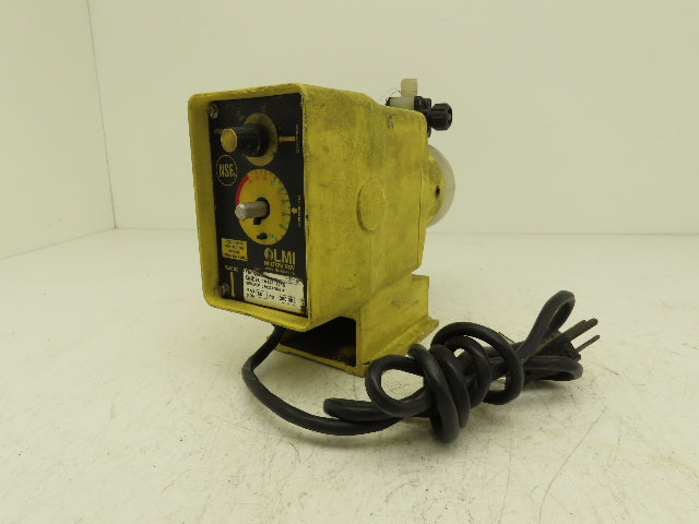 LMI Milton Roy A141-155S Chemical Metering Dosing Pump 0.58GPH 120V 250PSI