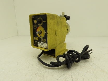 LMI Milton Roy A141-155S Chemical Metering Dosing Pump 0.58GPH 120V 250PSI