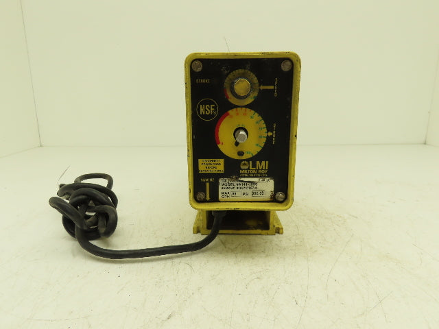 LMI Milton Roy A141-155S Chemical Metering Dosing Pump 0.58GPH 120V 250PSI