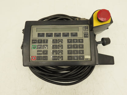 ABB HAA 3560-BBA Robot Teach Pendant Keypad Handheld With 35' Cord With E-stop