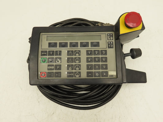 ABB HAA 3560-BBA Robot Teach Pendant Keypad Handheld With 35' Cord With E-stop