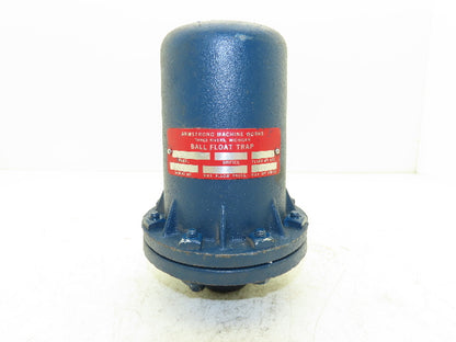 Armstrong 2D/G Ball Float Trap Air Gas Vent 1/2" NPT 115PSI 1/8" Orifice