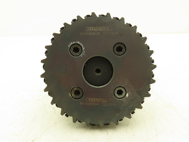 Ingersoll 6K1A06R04 72250-A Indexable Face Mill 24-Insert Cutter 6" Endmill