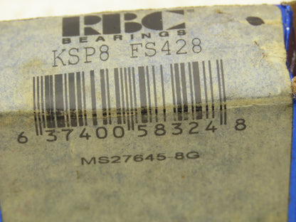 RBC KSP8FS428 Control Bearing Teflon Seals Double Sealed 1/2"-ID 1-1/16"-OD