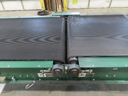 Dematic 39"x 10' Gapper Conveyor 34" Belt 2-Speed Package Gapping 90/160fpm 36"H