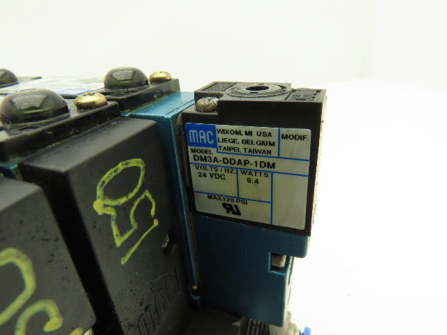 MAC 92 Series MAConnect 8-Station Pneumatic Solenoid Valve Manifold Assembly 24V