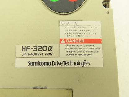 Sumitomo HF3214-3A7 VFD Inverter AC Drive 380/500V 3.7kW 5HP 3PH Missing Screw