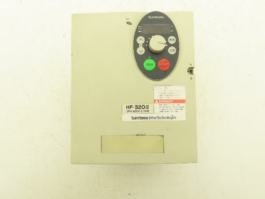 Sumitomo HF3214-3A7 VFD Inverter AC Drive 380/500V 3.7kW 5HP 3PH Missing Screw