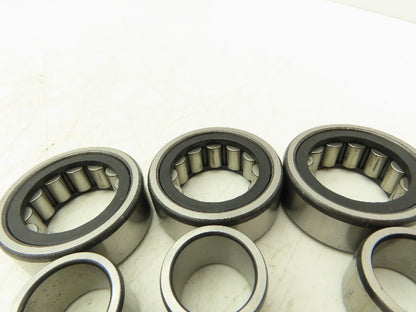 Fag NU2204E Roller Bearing 2Pc 20mm ID 47mm OD 18mm Width Lot Of 3