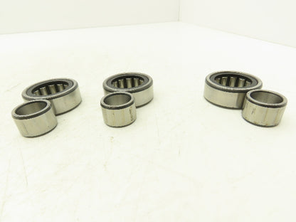 Fag NU2204E Roller Bearing 2Pc 20mm ID 47mm OD 18mm Width Lot Of 3