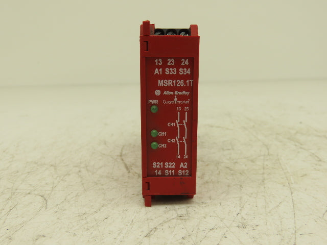 Allen Bradley 440R-N23113 Guardmaster Safety Relay 24VDC MSR126.1T Ser A