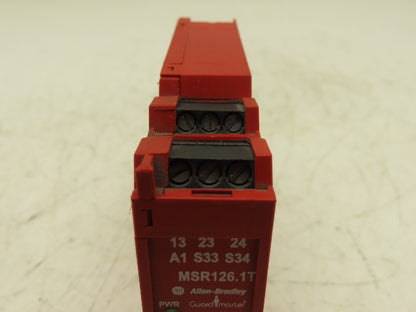 Allen Bradley 440R-N23113 Guardmaster Safety Relay 24VDC MSR126.1T Ser A