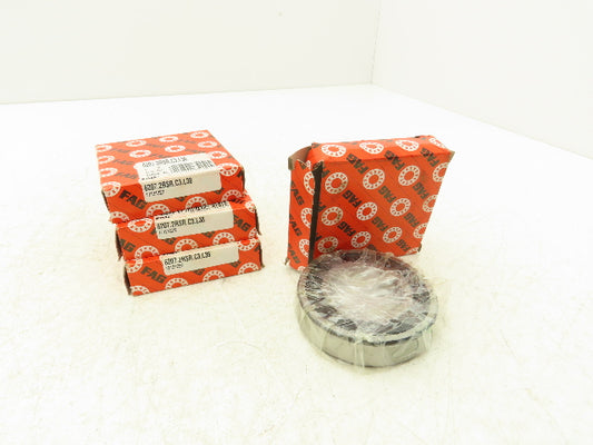 Fag 6207.2RSR.C3.L38 Ball Bearing 35mm Bore-72mm OD-17mm W Lot Of 4