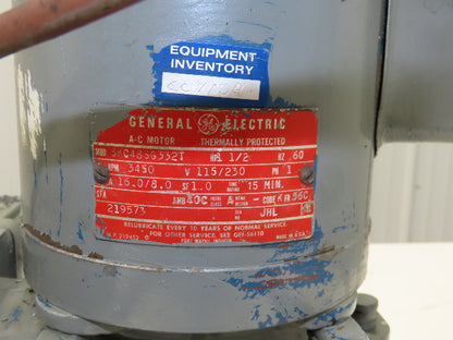 Hydraulic Power Unit 2.5 Gallon Tank 1.5Hp 115/230V 3450 RPM 1PH GE Motor