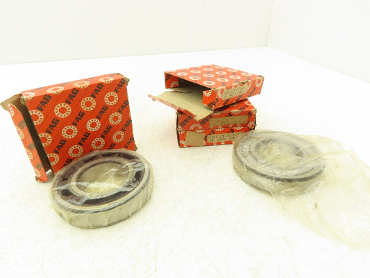 Fag 6208.2ZR.C3.L12 Bearing Ball Sealed 80mm-OD 40mm-ID 18mm-W Lot Of 4