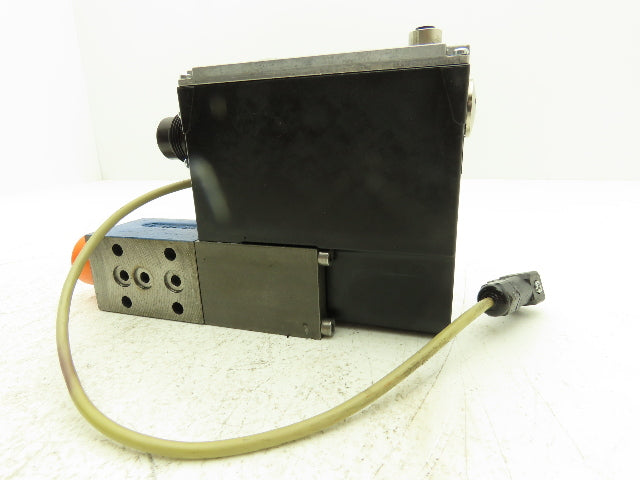 Rexroth Hydraulic Proportional Directional Servo Valve w/Position Feedback 24V