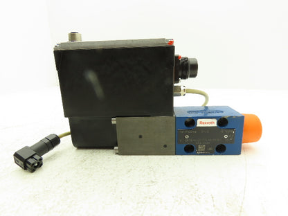 Rexroth Hydraulic Proportional Directional Servo Valve w/Position Feedback 24V