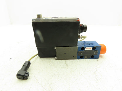 Rexroth Hydraulic Proportional Directional Servo Valve w/Position Feedback 24V