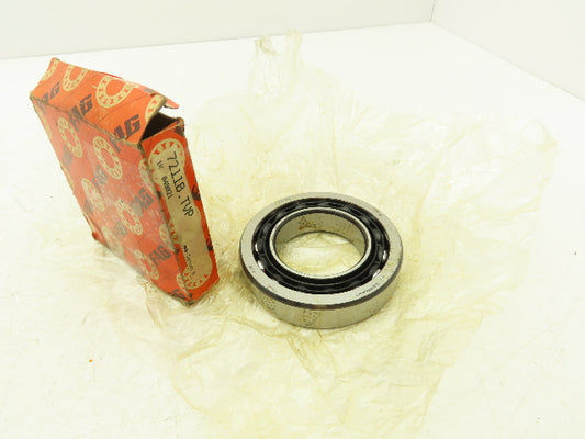 Fag 7211B.TVP Ball Bearing Angular Contact 22mm-ID 100mm-OD 21mm-W
