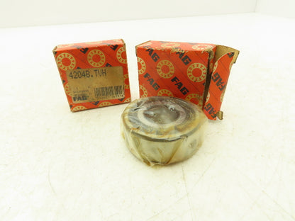 Fag 4204.TVH Ball Bearing Double Row Deep Groove - 20x47x18mm Lot Of 2