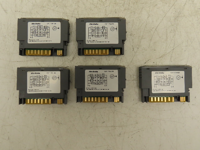 Allen Bradley 1734-IB8 PLC I/O Digital Input Module 24V Ser D FW 3.022 Lot Of 5
