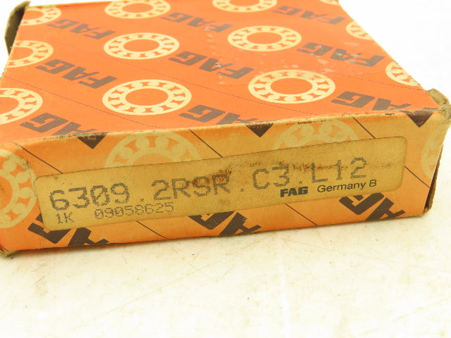 Fag 6309.2RSR.C3.L12 Ball Bearing Sealed 45mm-ID 100mm-OD 25mm-W