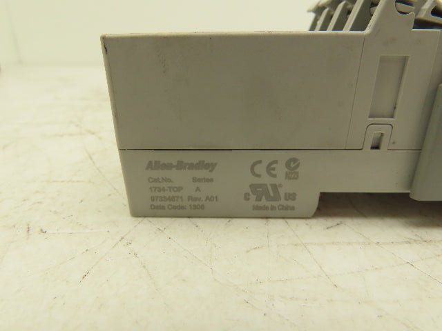 Allen Bradley 1734-TOP PLC I/O Module Terminal Base Ser A Rev A01 Lot Of 20