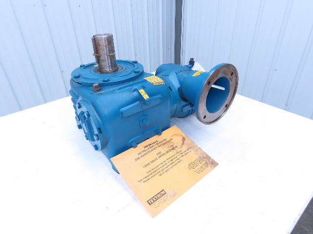 Cone Drive MOV25-50-C1A Vertical Worm Gearbox 900:1 Reducer 1.26Hp 1.9RPM 180TC