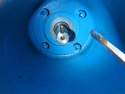 Cone Drive MOV25-50-C1A Vertical Worm Gearbox 900:1 Reducer 1.26Hp 1.9RPM 180TC