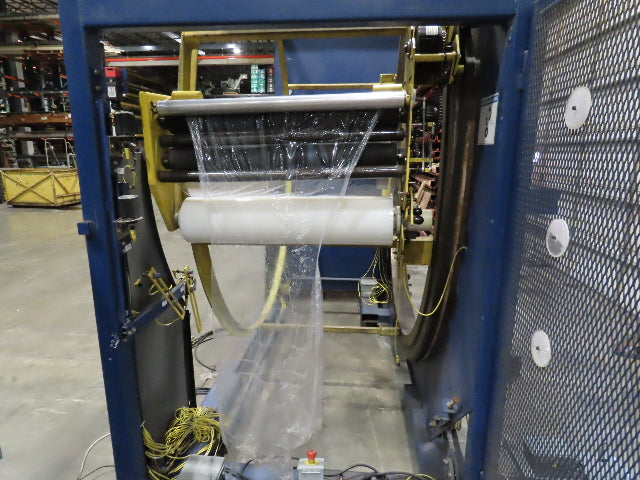 Lantech 200/90 Lanringer Shrink Wrapper Horizontal Automatic Conveyor 90" ID