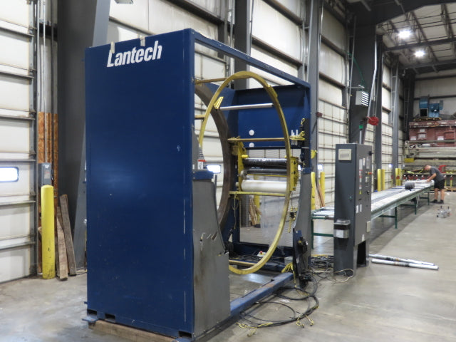 Lantech 200/90 Lanringer Shrink Wrapper Horizontal Automatic Conveyor 90" ID