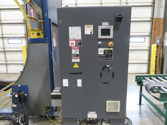 Lantech 200/90 Lanringer Shrink Wrapper Horizontal Automatic Conveyor 90" ID