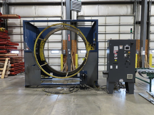 Lantech 200/90 Lanringer Shrink Wrapper Horizontal Automatic Conveyor 90" ID