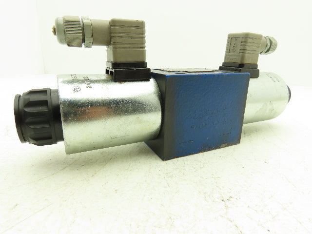Rexroth 4WE10 E67-33/CG24N9K4/T06 Hydraulic Directional Control Valve 24V Coil