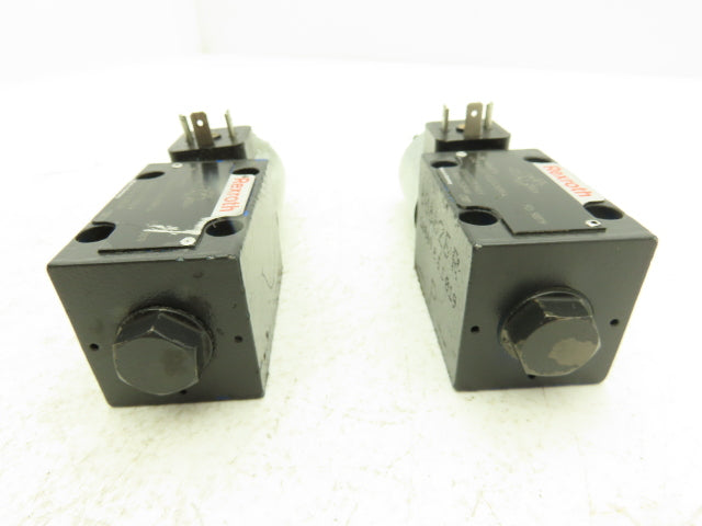 Rexroth 4WE6D62/EG24N9K4 Hydraulic Directional Solenoid Valve 24VDC 4/2 Lot of 2