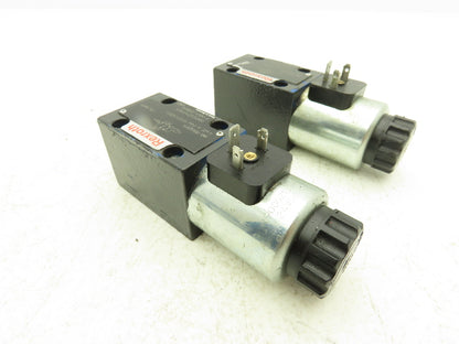 Rexroth 4WE6D62/EG24N9K4 Hydraulic Directional Solenoid Valve 24VDC 4/2 Lot of 2