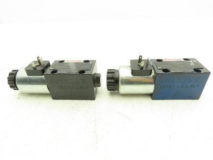 Rexroth 4WE6D62/EG24N9K4 Hydraulic Directional Solenoid Valve 24VDC 4/2 Lot of 2