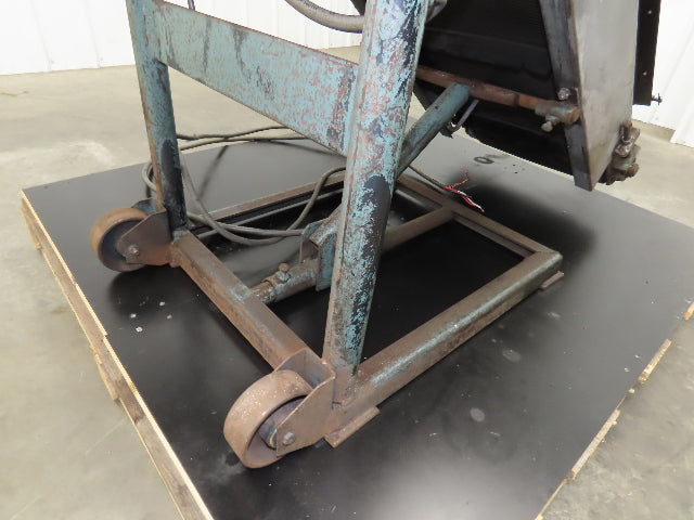 Hytrol 16"x 60"L Portable Incline Parts Conveyor 12" Cleated Belt 230/480V 60FPM