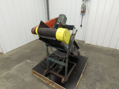 Hytrol 16"x 60"L Portable Incline Parts Conveyor 12" Cleated Belt 230/480V 60FPM