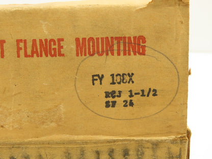 SKF FY 108X Flange Block Bearing 1-1/2" Bore Locking Collar