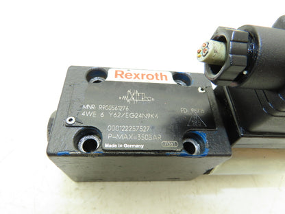 Rexroth 4WE6Y62/EG24N9K4 Hydraulic Directional Solenoid Valve 24VDC 4/2